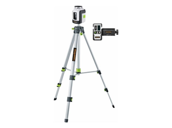 Laserliner 081.118E, 30 m, 0,3 mm/m, 4°, 515 nm, 515 nm (< 1 mW), Roterende laservater