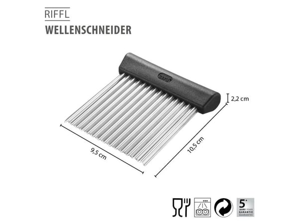 GEFU RIFFL Aaltoveitsi 9,5 cm