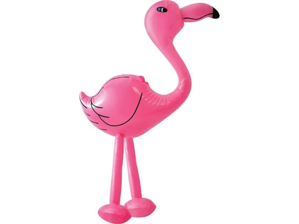 Oppblåsbar flamingo, 64 cm