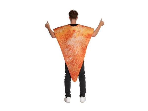 Pizza slice-maskeradkostym