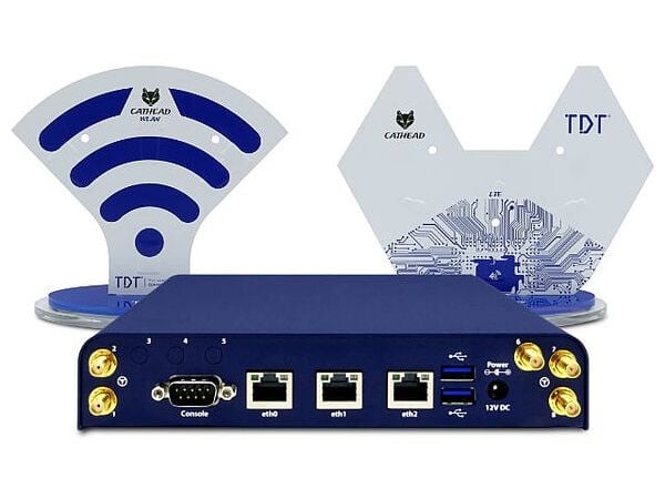 TDT G3000-LW VPN Gateway inkl. LTE-antenner