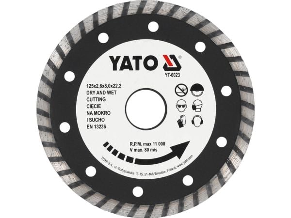 Yato YT-6023, 12,5 cm, Stål, 1 styck