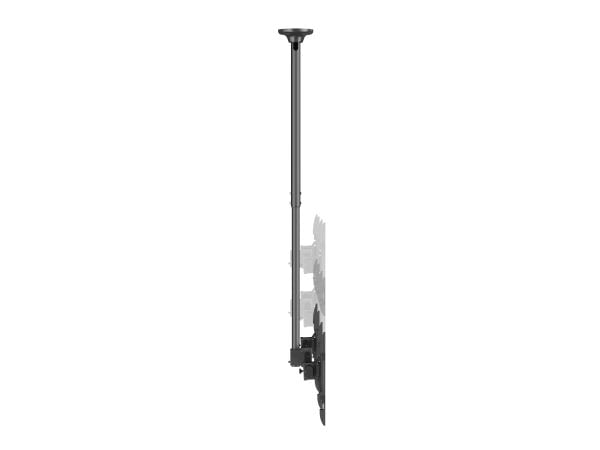 Equip 650376, 152,4 cm (60"), 200 x 200 mm, 600 x 400 mm, -180 - 180°, Rustfritt stål, Sort