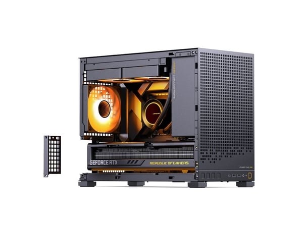 Jonsbo D32 PRO, Midi Tower, PC, musta, Mini-ITX, mikro ATX, Terästä, Pelaaminen