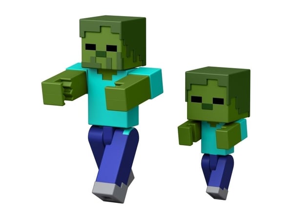 Minecraft Redstone Charged Figure and Mechanism Assortment, 6 vuosi/vuosia, Monivärinen, Muovi