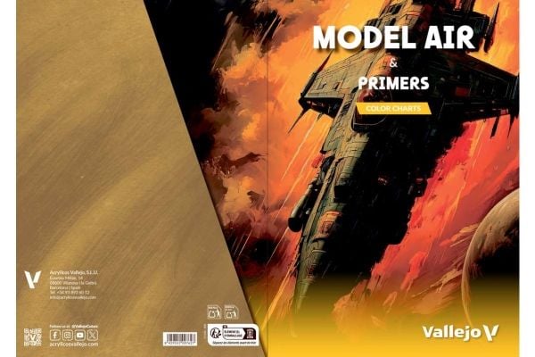 Fargekort: Model Air & Primers