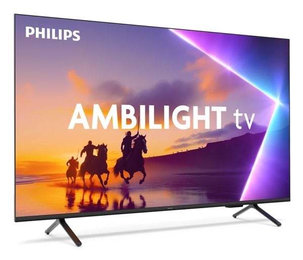Philips 55PUS8550 - 55" Diagonalklasse LED-bakgrunnsbelyst LCD TV - QLED - Smart TV - TITAN OS - 4K UHD (2160p) 3840 x 2160 - HDR - matt svart