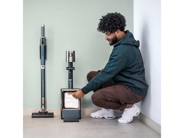 Cecotec A01_EU01_101702, 2-i-1 stavstøvsuger, Uten pose, Sort, Rektangulær, Tørr, Syklonisk