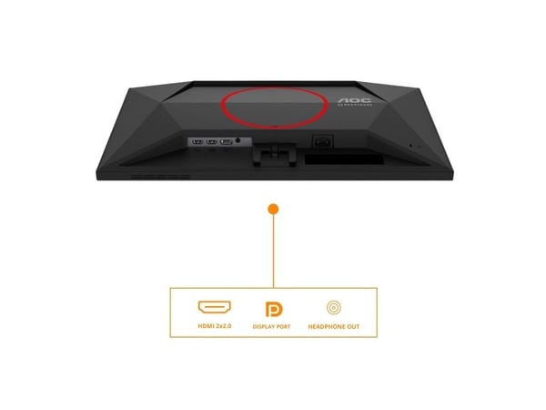 AOC G4 24G4HRE, 60,5 cm (23.8"), 1920 x 1080 pixel, Fuld HD, LED, 1 ms, Sort, Rød