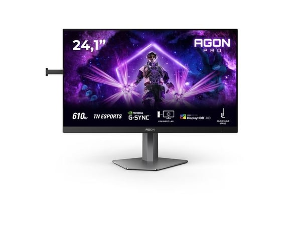 AOC G2 AG246FK6, 61,2 cm (24.1"), 1920 x 1080 piksler, Full HD, LED, 0,5 ms, Svart, Grå