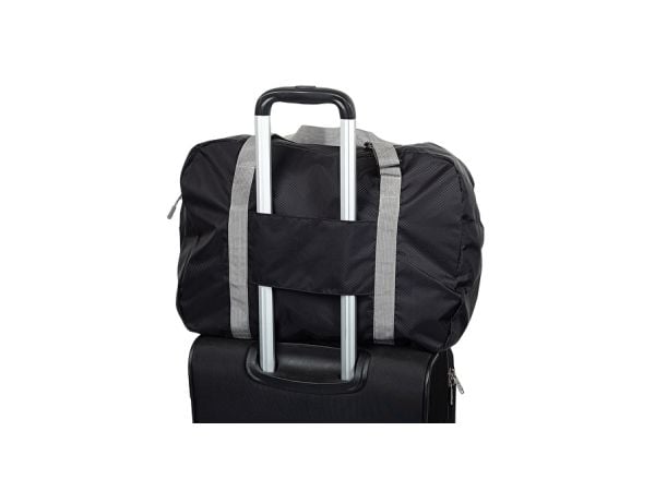 Wedo 58 2601, Unisex, Hånd-veske, Forlomme, Sort, Monokromatisk, Grå
