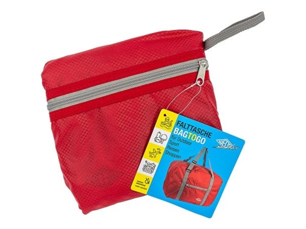 Wedo 58 2603, Unisex, Hånd-veske, Forlomme, Rød, Monokromatisk, Grå