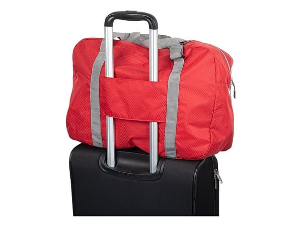 Wedo 58 2603, Unisex, Hånd-veske, Forlomme, Rød, Monokromatisk, Grå
