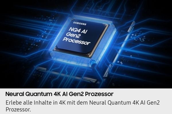 Samsung GQ85QN80FAU, 2,16 m (85"), 2160 x 3840 piksler, QLED, Smart TV, Wi-Fi, Karbon, Sølv
