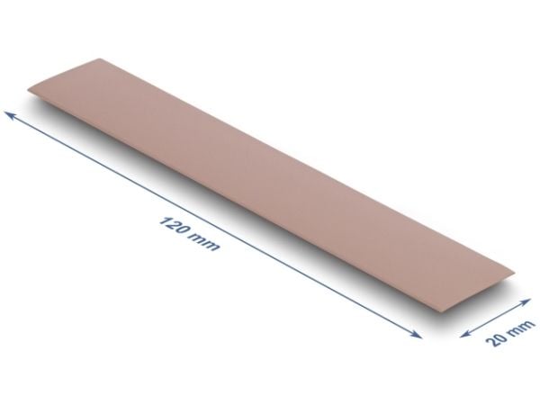Delock termisk pute 120 x 20 x 0,5 mm for M.2-moduler 3,0 W/mK - silikonfri