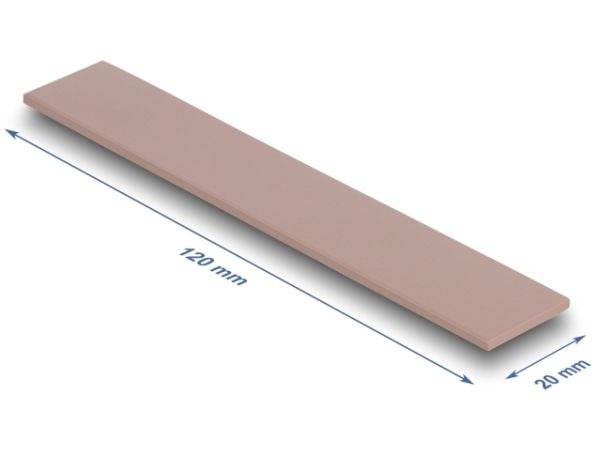Delock termisk pute 120 x 20 x 2 mm for M.2-moduler 3,0 W/mK - silikonfri