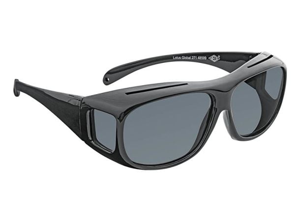 Wedo 271 48599, Voksen, Unisex, Oval, Omslag, Full rim, Sort