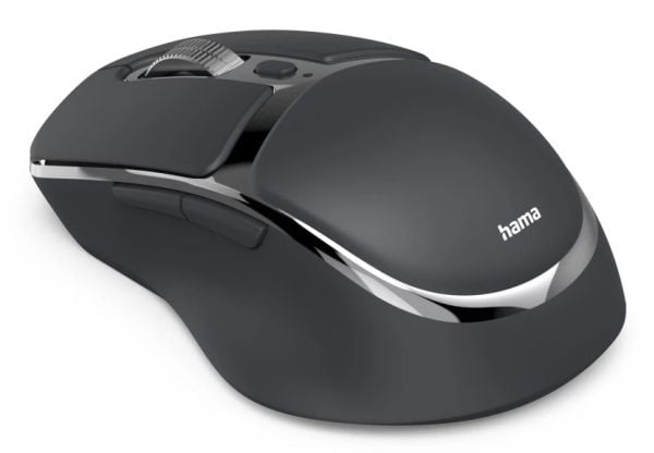 Hama WM-800, höger hand, optisk, trådlös RF + Bluetooth, 3200 dpi, antracit