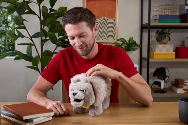 Minecraft Dennis the Wolf, Ulv, 3 år, Interaktiv, Gir fra seg lyd