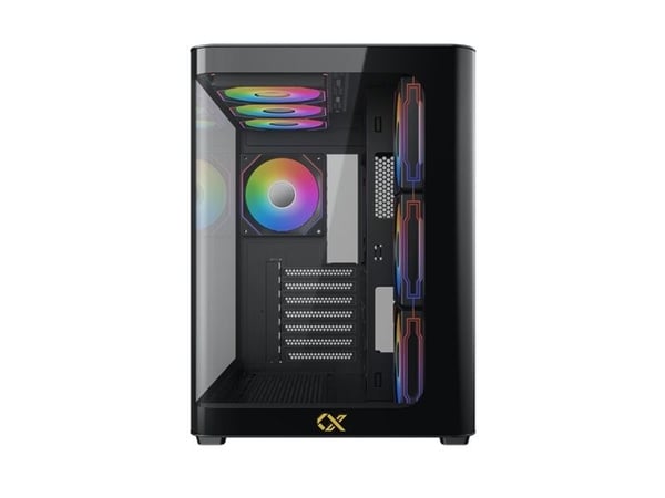 Xigmatek 90020, PC, Svart, EATX, ATX, micro ATX, Mini-ITX, Stål, Härdat glas, Multi, 16 cm