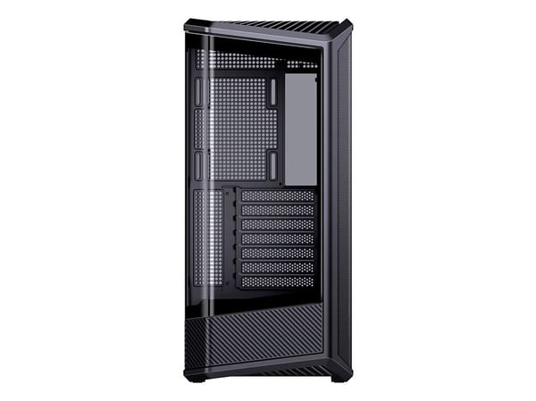 Jonsbo D400, Midi Tower, PC, Svart, Mini-ITX, Micro ATX, ATX, Stål, Akrylonitril-butadien-styren (ABS), Glass, Spilling