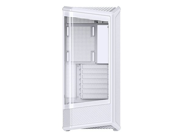 Jonsbo D400, Midi Tower, PC, Hvit, Mini-ITX, Micro ATX, ATX, Stål, Akrylonitril-butadien-styren (ABS), Glass, Spilling