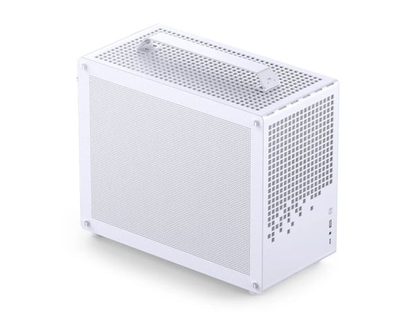 Jonsbo Z20 MESH, Mini Tower, PC, Vit, micro ATX, Mini-ATX, SPCC, Härdat glas, 16,4 cm