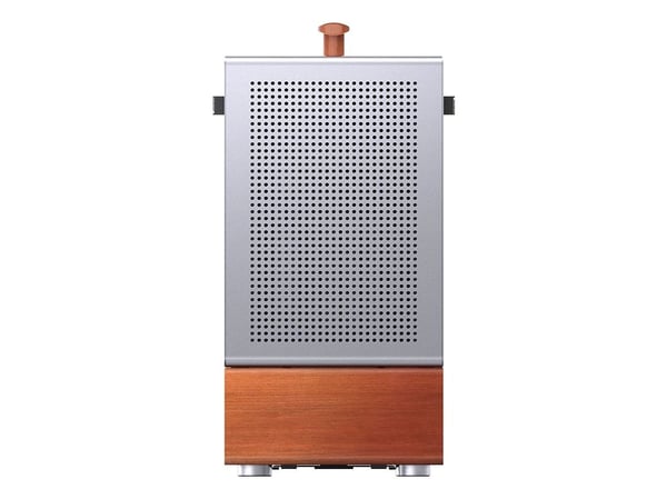 Jonsbo T7, Midi Tower, PC, Tre, Sølv, ITX, Stål, Glass, Aluminium, Spilling