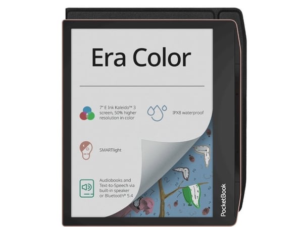 PocketBook Era Color, 17,8 cm (7"), E Ink Kaleido 3, 16 million farger, ACSM, CHM, DjVu, DOC, DOCX, EPUB, EPUB DRM, FB2, FB2.ZIP, HTM, HTML, MOBI, ...