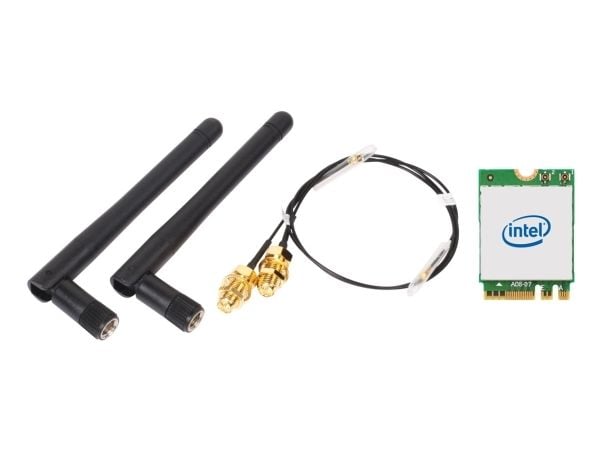 Shuttle WLN-M12, Intern, Trådlös, M.2, WLAN / Bluetooth, Wi-Fi 6E (802.11ax), 2400 Mbit/s
