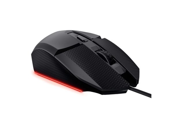 Trust GXT121 FELOX+, Høyre hendt, Optisk, USB Type-A, 10000 DPI, Svart