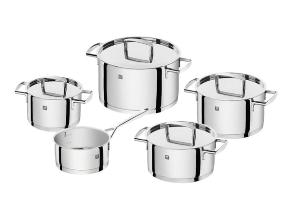Zwilling Passion - Pot set - 5 elementer - sølv