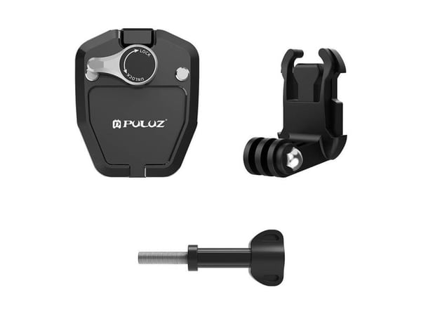 PULUZ motorsykkel-klips for skjerm PULUZ til sportskamera (svart)