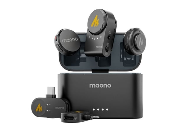 Maono trådlös mikrofon Maono Wave T5 Combo