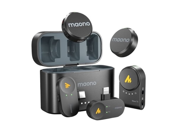 Maono trådlös mikrofon Maono Wave T5 Combo