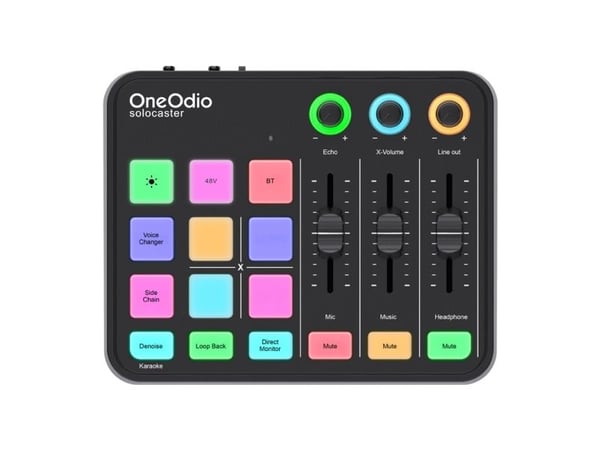 OneOdio Solocaster ljudmixer och ljudkort