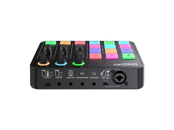 OneOdio Solocaster -äänimikseri ja äänikortti