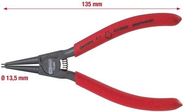 KS Tools ?119.2056, Kromvanadiumstål, 175 mm, 68 g, 350 mm, 250 mm, 130 mm