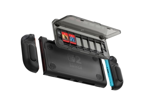 Spigen Snap Switch, Etui, Nintendo, Svart, Termoplastisk polyuretan (TPU), Polykarbonat (PC), Nintendo Switch 2