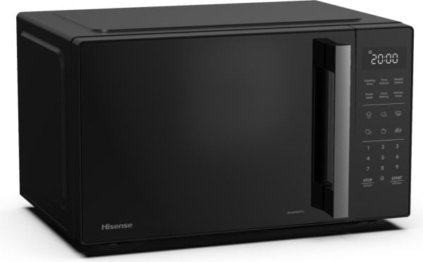 Hisense H23MOBS4HI, Benkeplate, Solo mikrobølge ovn, 23 l, 900 W, Innebygd skjerm, Knapper