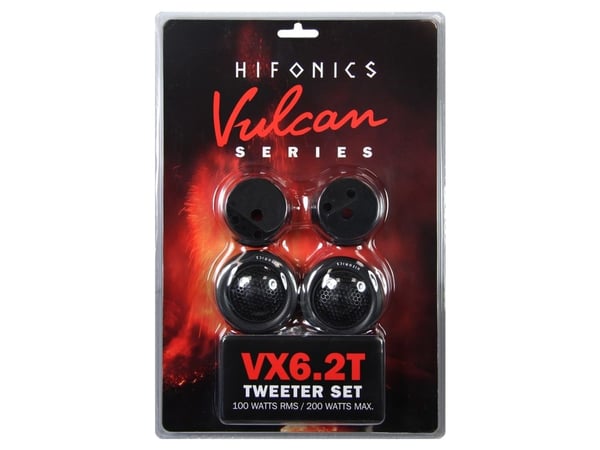 Hifonics VX6.2T, 200 W, 100 W, 4 ohm (O), 3000 - 22000 Hz, neodymium, dome