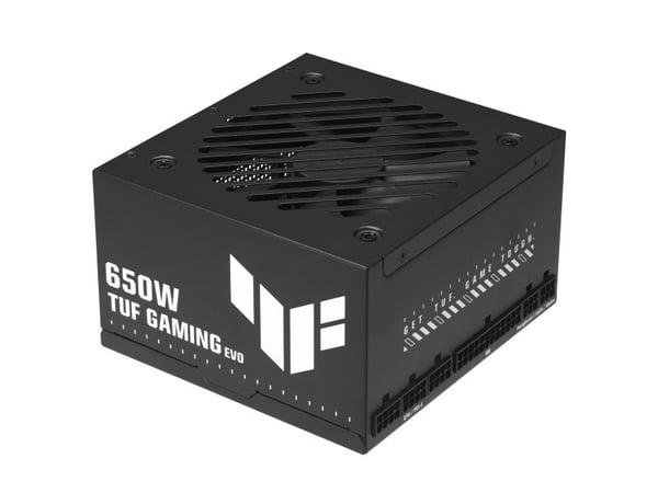 ASUS TUF Gaming EVO - Strømforsyning (intern) - ATX12V 3.1/ EPS12V - 80 PLUS Bronze - Cybenetics Silver - AC 100-240 V - 650 watt - aktiv PFC