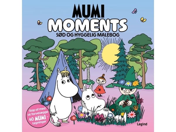 Målarbok: Mumins Moments - Cozy Coloring | Kieli: Tanska