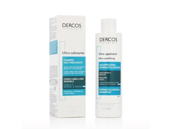 Vichy Vichy Dercos Ultra Soothing Normal til Fet Hår Shampoo 200ml