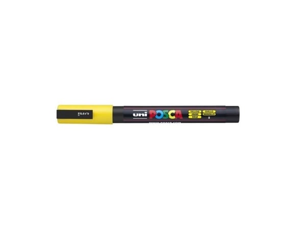 Uni-Ball PC-3M, Gult, Flerfarget, 1 farger, Fint, Rund, 0,9 mm