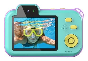AgfaPhoto Compact ARKCW2BL, 12 MP, CMOS, 2,7K, blå, rosa