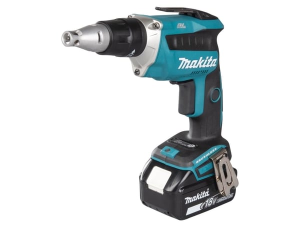Makita DFS452TJX2, Elektrisk skrutrekker, Pistolhåndtak, 1/4", Svart, Blå, Grå, Børsteløs, 4000 RPM