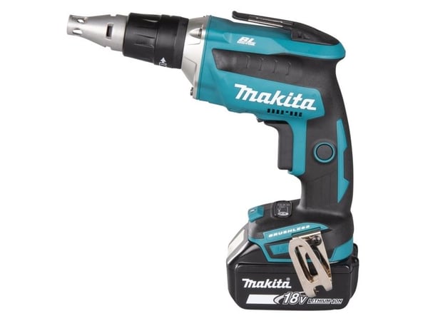 Makita DFS452TJX2, Elektrisk skrutrekker, Pistolhåndtak, 1/4", Svart, Blå, Grå, Børsteløs, 4000 RPM