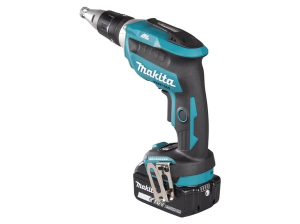 Makita DFS452TJX2, Elektrisk skrutrekker, Pistolhåndtak, 1/4", Svart, Blå, Grå, Børsteløs, 4000 RPM