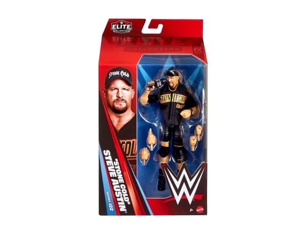 WWE Elite Collection ''Stone Cold'' Steve Austin Actionfigur, 8 År, Flerfarvet, Plast